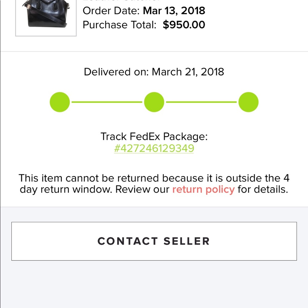 Givenchy purchased at Tradesy.